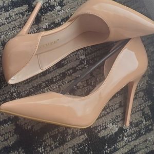 Big Tree Patent Leather Heels